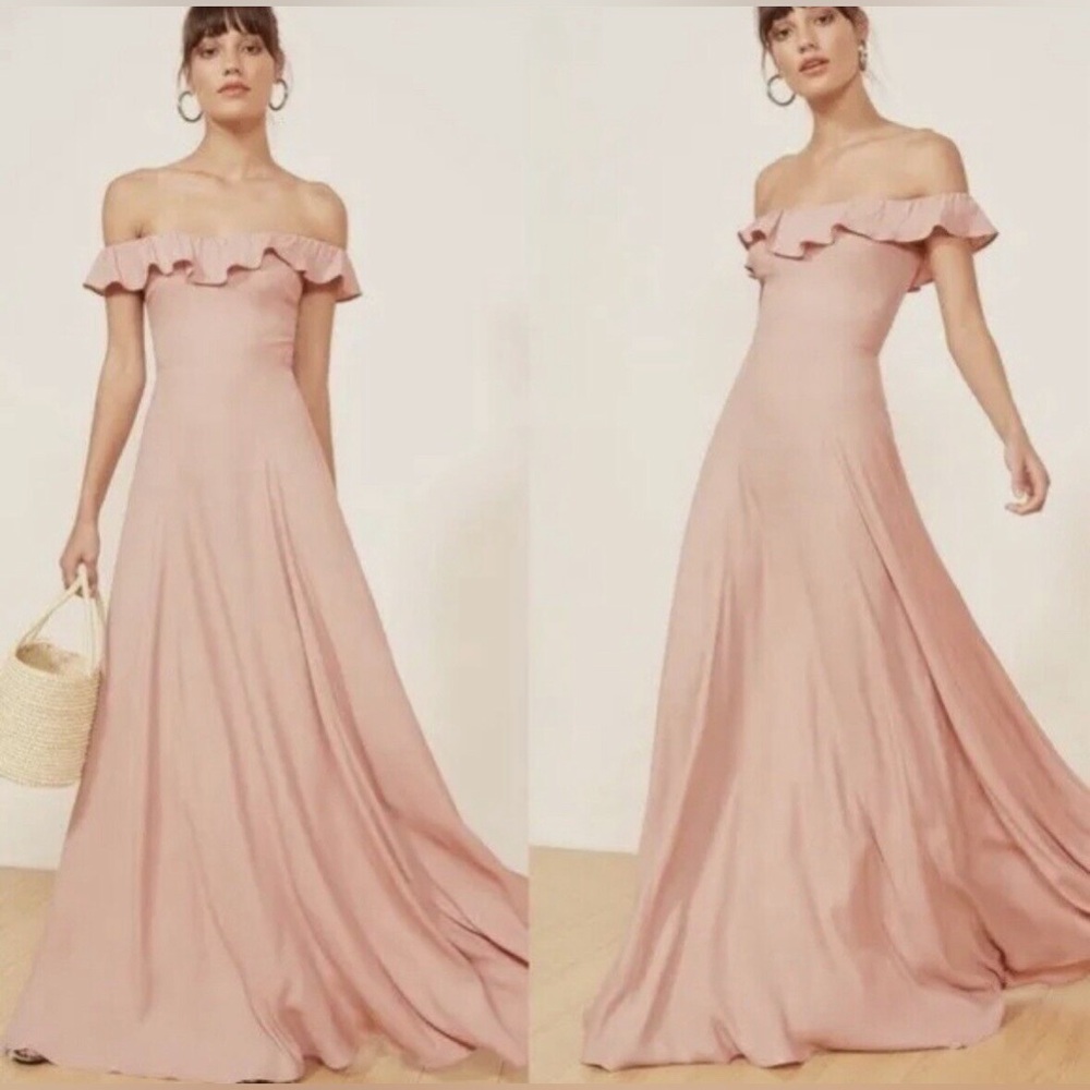 Reformation Pink Bridesmaid Dress A-Line